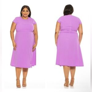Alexia Admore Plus Size Lilac Dress